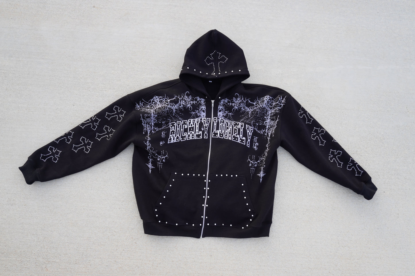 RICHLYLONELY Rhinestone Jacket